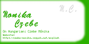 monika czebe business card