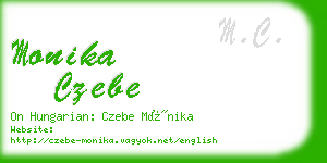 monika czebe business card